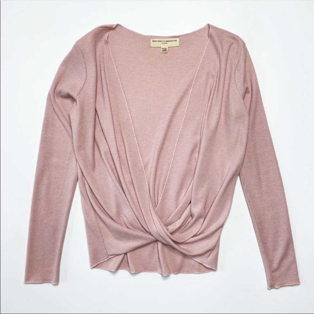 Urban Outfitters X Project Social T Drew Surplice Thermal Top